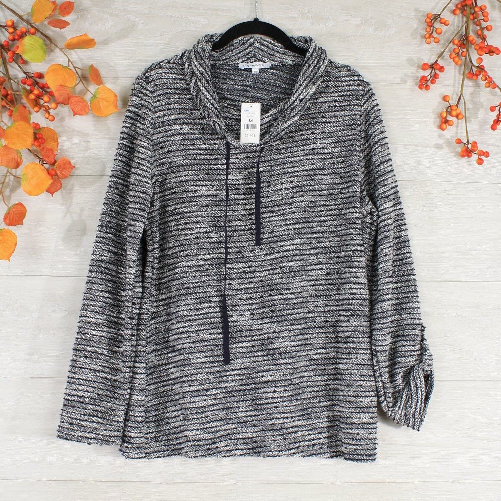 SOLD OUT!!  San Francisco Cowl Neck Sweater